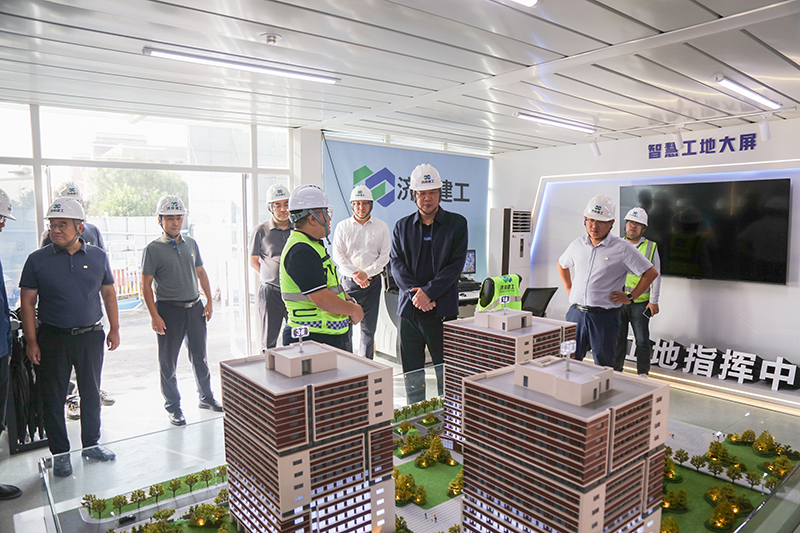山东三箭集团领导国庆期间调研督导重点项目建设