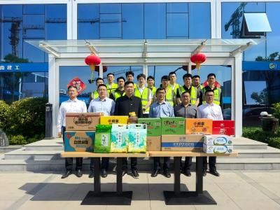 山东三箭集团领导五一劳动节走访慰问各重点在建项目